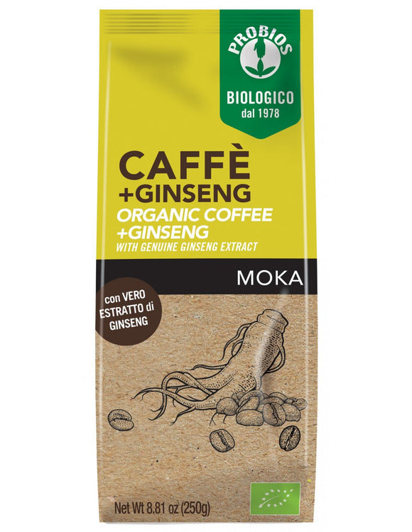 CAFFE' + GINSENG (PER MOKA) 250G