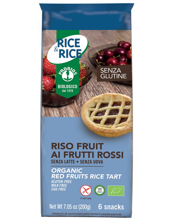 RISO FRUIT FRUTTI ROSSI 6X33G