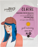 MASCHERA VISO IN TESSUTO CLAIRE PELLE GRASSA