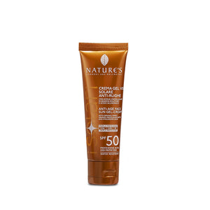 NATURES CREMA GEL VISO SOLARE SPF50 ANTIRUGHE 50ML