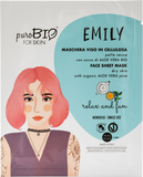 MASCHERA VISO IN TESSUTO EMILY PELLE SECCA