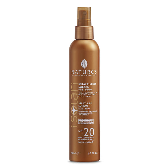 NATURES SPRAY FLUIDO SPF 20