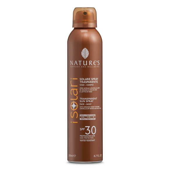 NATURES SPRAY TRASPARENTE SPF30