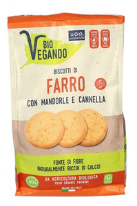 BISCOTTI DI FARRO CON MANDORLE E CANNELLA