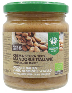 CREMA SCURA DI MANDORLE 100% 200G