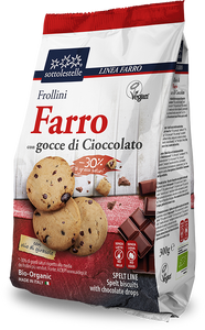 FROLLINI DI FARRO CON GOCCE DI CIOCCOLATO 300G