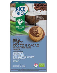 RISO TORTY COCCO E CACAO 35G X 4